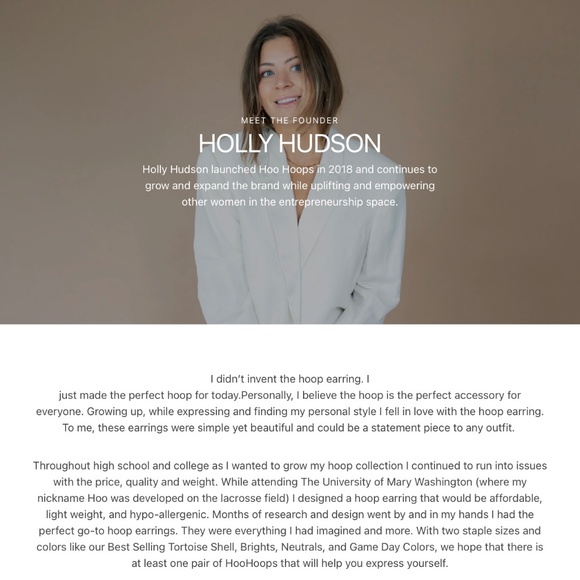 Hoo Hoops 2” Hoop Earrings - Surf - Picture 2 of 2